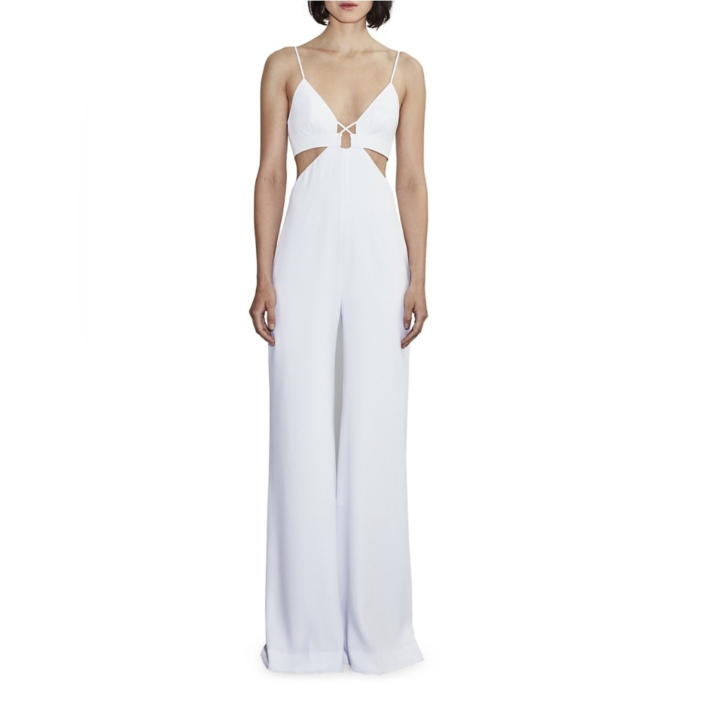 Et Ochs Carter White Wide Leg Jumpsuit 10